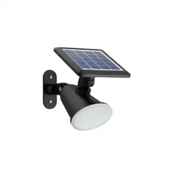 Lampa LED solara Philips Jivix SR WA, cu senzor miscare/lumina, 1.4W, 150 lm, lumina alba calda (2700K), IP44, Negru