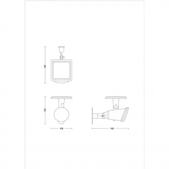 Lampa LED solara Philips Jivix SR WA, cu senzor miscare/lumina, 1.4W, 150 lm, lumina alba calda (2700K), IP44, Negru