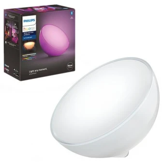 Lampa portabila LED RGBW Philips HUE Go, Bluetooth/Wireless, 6W (43W), 520lm, lumina alba/color, Alb