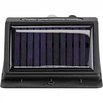 Lampa solara de perete Flink FK-LS-1507B, cu senzor, acumulator 1200 mAh, IP44, lumina rece (6500K), Negru