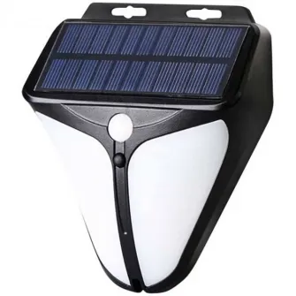 Lampa solara de perete Superfire FF11-F, cu senzor miscare, 6W, 280 lm, lumina alba rece, 1500 mAh, 3 moduri de lumina, IP54