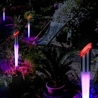 Lampa solara gradina Flink bagheta, 600mAh, Color