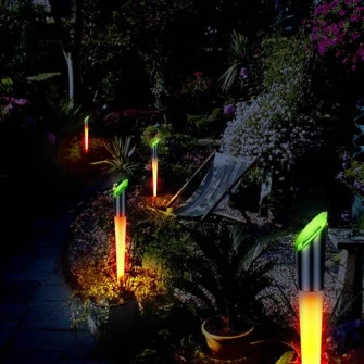 Lampa solara gradina Flink bagheta, 600mAh, Color
