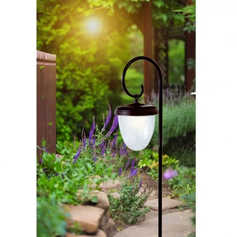 Lampa solara gradina Flink ghinda, 200mAh, 11x12x63 cm