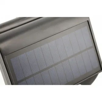 Lampa solara GTV LD-RAMOS50W-CW-10, 50W, 300 lm, acumulator 3.7V 1800mAh, lumina rece (6000K), IP44, Negru