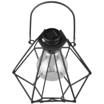 Lampa solara LED de exterior Flink 086-MET, acumulator Ni-MH, 80 mAh, 1.2V, cu suport metalic