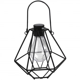Lampa solara LED de exterior Flink 086-MET, acumulator Ni-MH, 80 mAh, 1.2V, cu suport metalic