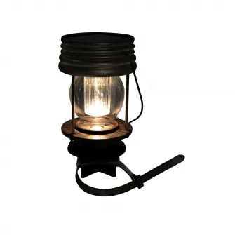 Lampa solara LED de exterior Flink Felinar, cu colier de fixare, 600mAh, 17cm
