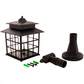 Lampa solara LED de exterior pentru perete Flink felinar, 600mAh, 32.4 cm