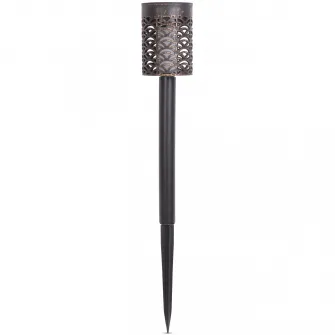 Lampa solara LED Garden Of Eden 11730, detasabila, cu efect de flacara, acumulator 80 mAh, 27cm