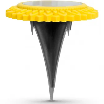 Lampa solara LED Garden of Eden 11767B, acumulator 1.2 V AA Ni-MH 300 mAh, IP44, 11.5x2.3 cm, Galben