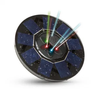 Lampa solara pentru iazuri/piscine Garden of Eden 11225, LED RGB, acumulator Ni-MH - 3.7V - 18650, 1500 mAh, debit apa 100 - 150 l/h