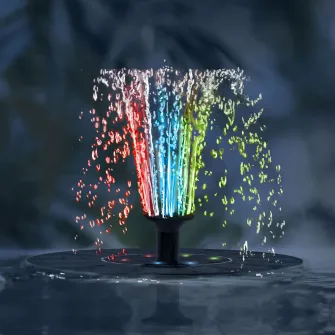 Lampa solara pentru iazuri/piscine Garden of Eden 11225, LED RGB, acumulator Ni-MH - 3.7V - 18650, 1500 mAh, debit apa 100 - 150 l/h