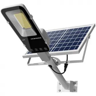 Lampa solara stradala LED Superfire FF5-A, panou solar, telecomanda, 63W, 500 lm, acumulator 5000 mAh, IP65