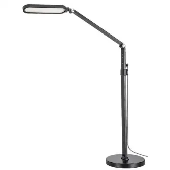 Lampadar LED Rabalux Draco 2310, comutator tactil, 13W, 790 lm, luminozitate reglabila, temperatura lumina reglabila, IP20, 140x21cm, Metal/Plastic, Negru