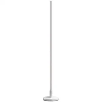 Lampadar LED RGB inteligent WiZ Pole Floor Light, Wi-Fi, control vocal, 13W, 1080 lm, lumina alba si colorta (2200-6500K RGB), IP20, 150cm, Alb