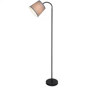 Lampadar Rabalux Godric 6639, E27, Max 25W, IP20, 170x20cm, metal, Negru/Gri