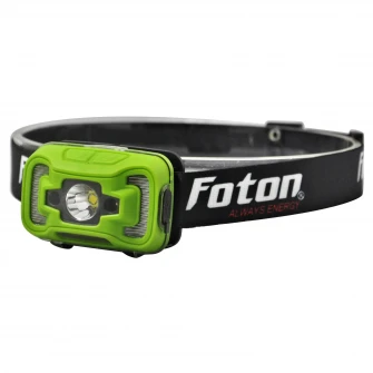Lanterna frontala FOTON Sport HL5638, led 5W+led COB, acumulator Litiu-Polimer, senzor miscare