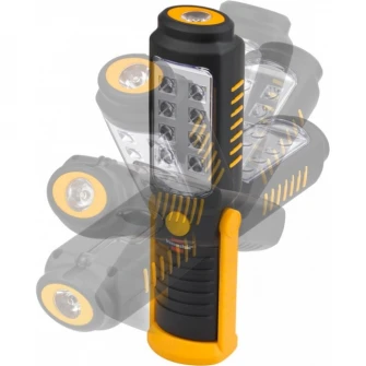 Lanterna LED de lucru Brennenstuhl 8+1, multifunctionala, magnet integrat, 250+100 lm, A++, baterii 3x AA incluse