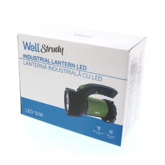 Lanterna LED industriala reincarcabila Well Strudy, T6+COB, 10W, 350 lm, Li-Ion 1200mAh