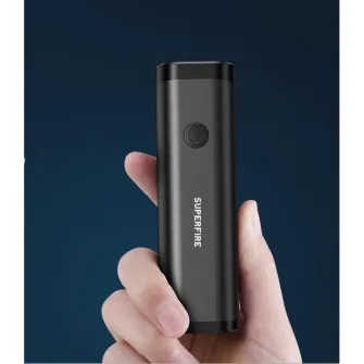 Lanterna LED pentru bicicleta Supfire BL11, incarcare rapida, 400 lm, acumulator 2000 mAh, USB, IP44