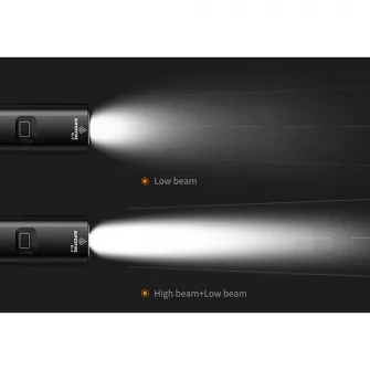 Lanterna LED pentru bicicleta Supfire BL12, incarcare rapida, 2x10W, 1200 lm, acumulator 4800 mAh, USB-C, IP44
