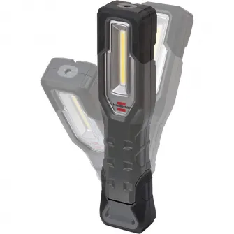 Lanterna LED reincarcabila de lucru Brennenstuhl HL 1000 A Multifunctionala, 1000 lm, incarcare USB, acumulator Li-Ion 3.7V 4400 mAh, cu sistem de agatare, IP54