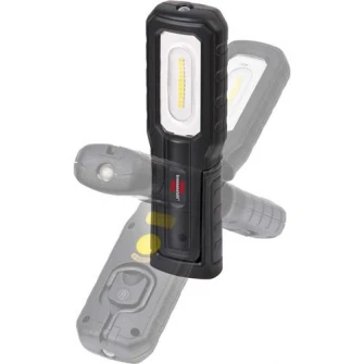 Lanterna LED reincarcabila de lucru Brennenstuhl HL 700 A Multifunctionala, 700 lm, incarcare USB, acumulator Li-Ion 3.7V 2000 mAh, cu sistem de agatare, IP54