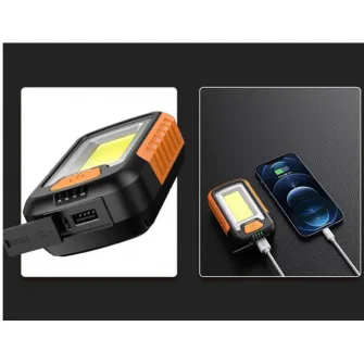 Lanterna LED Superfire G21, COB, 10W, 600 lm, incarcare USB, acumulator 3600 mAh, IP43