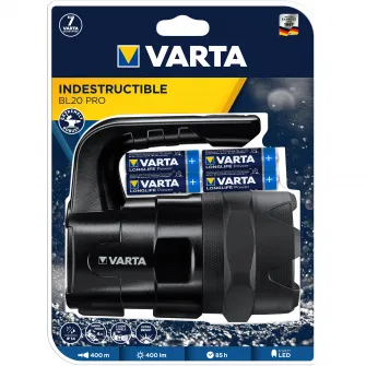 Lanterna LED Varta 18751 Xtreme BL20 PRO, rezistenta sporita, 6W, 400 lm, 6xAA/3xAA, IP54, lumina alba rece