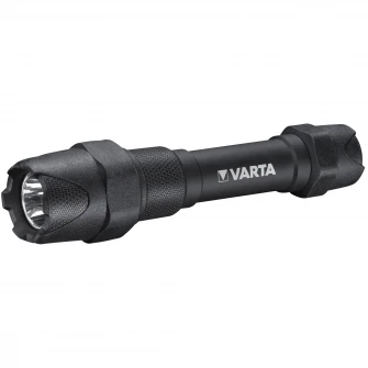 Lanterna LED Varta F20 Pro, rezistenta sporita, 6W, 350 lm, IP67, aluminiu, baterii incluse 2xAA