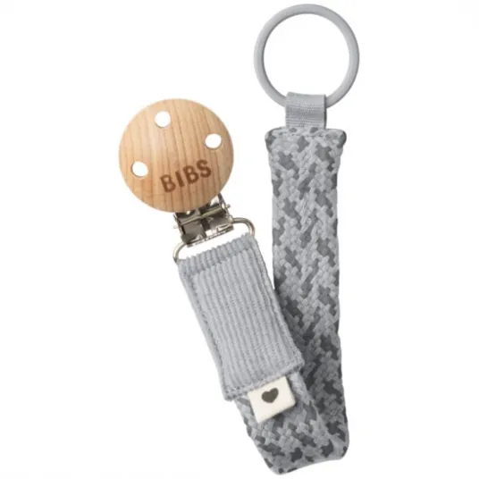 Lantisor clip pentru suzeta BIBS, Cloud/Iron