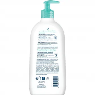 Lapte de corp hidratant pentru bebelusi Biolane, 98% ingrediente de origine naturala, 350 ml