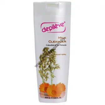 Lapte de corp post-epilare Depileve Milk Cleanser CalendulaOat Extracts, 200 ml