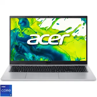 Laptop Acer Aspire Go 16 cu procesor Intel Core i9-13900H pana la 5.4 GHz, 16'', WUXGA IPS, 120Hz, 16GB DDR5, 512GB SSD, Intel UHD Graphics, No OS, Pure Silver