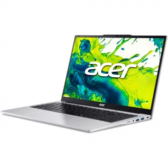 Laptop Acer Aspire Lite 15 AL15-72P-71X1 cu procesor Intel Core™ i7-13620H up to 4.90 GHz, 15.6'', Full HD, IPS, 16GB DDR5 RAM, 1TB SSD, Intel UHD Graphics, No OS, Pure Silver