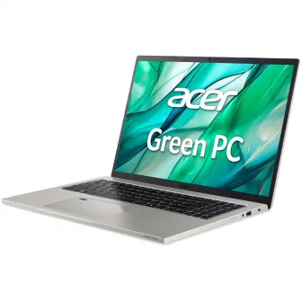 Laptop Acer Aspire Vero 16 cu procesor Intel® Core™ Ultra 5 225H pana la 4.9 GHz, 16'', WUXGA IPS, 16GB LPDDR5X, 1TB SSD, Intel® Arc™ 130T GPU, Windows 11 Home, Cobblestone Gray