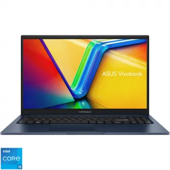 Laptop ASUS Vivobook 15 A1502VA cu procesor Intel® Intel® Core™ i5-13420H pana la 4.6GHz, 15.6'', Full HD, IPS, 16GB DDR4 RAM, 1TB SSD, Intel® UHD Graphics, No OS, Quiet Blue
