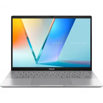 Laptop ASUS Vivobook S14 S3407VA cu procesor Intel Core i5-13420H pana la 4.6GHz, 14'', WUXGA, IPS, 16GB DDR5 RAM, 1TB SSD, Intel UHD Graphics, No OS, Cool Silver