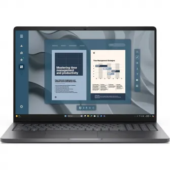 Laptop Dell Pro 16 PC16255 cu procesor AMD Ryzen 5 PRO 230 pana la 4.9Ghz, 16