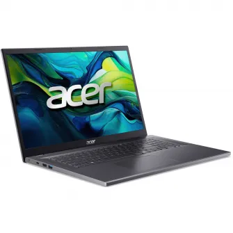 Laptop Gaming Acer Aspire 17 A17-51M-519V cu procesor Intel® Core™ 5-120U pana la 5.0 GHz, 17.3'', Full HD, IPS, 16GB LPDDR5 RAM, 512GB SSD, Intel® Graphics, No, Steel Gray