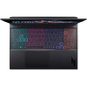 Laptop Gaming Acer Nitro 16S AI AN16S-61-R7LG cu procesor AMD Ryzen™ AI 9 365 pana la 5.0GHz, 16'', WUXGA, IPS, 180Hz, 32GB DDR5 RAM, 1TB SSD, NVIDIA® GeForce RTX™ 5060 8GB GDDR7, No OS, Obsidian Black