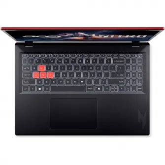Laptop Gaming Acer Nitro Lite 16 NL16-71G-751G cu procesor Intel Core™ i7-13620H pana la 4.90 GHz, 16'', WUXGA, IPS, 165Hz, 16GB DDR5 RAM, 512GB SSD, NVIDIA GeForce RTX™ 3050 6GB GDDR6, No OS, Shale Black