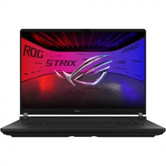 Laptop Gaming ASUS ROG Strix SCAR 16 G635LX cu procesor Intel® Core™ Ultra 9 275HX pana la 5.4GHz, 16'', 2.5K WQXGA, Mini LED, 240Hz, G-Sync, 64GB DDR5, 2TB + 2TB SSD, NVIDIA® GeForce RTX™ 5090 24GB GDDR7, Windows 11 Pro, Off Black