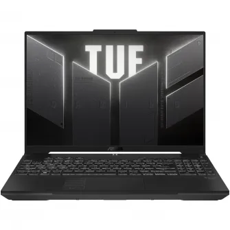 Laptop Gaming ASUS TUF F16 cu procesor Intel® Core™ 5 210H pana la 4.80 GHz, 16'', Full HD+, 144Hz, IPS, 16GB DDR5 RAM, 1TB SSD, NVIDIA® GeForce RTX™ 4050 6GB GDDR6, No OS, Mecha Gray
