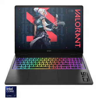 Laptop Gaming HP Omen 16-ah0027nn cu procesor Intel® Core™ Ultra 7 - 255HX pana la 5.2GHz, 16.0