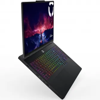 Laptop Gaming Lenovo Legion Pro 5 16ADR10 cu procesor AMD Ryzen 9 8940HX pana la 5.3GHz, 16'' WQXGA, IPS, 240Hz, 16GB DDR5, 1TB SSD, NVIDIA GeForceRTX 5060 8GB GDDR7, NO OS, Eclipse Black, 3y on-site Premium Care
