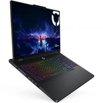 Laptop Gaming Lenovo Legion Pro 5 16IAX10 cu procesor Intel Core Ultra 9 275HX pana la 5.4GHz, 16'' WQXGA, OLED, 165Hz, 32GB, 1TB SSD, NVIDIA GeForce RTX 5070 8GB GDDR7, NO OS, Eclipse Black, 3y on-site Premium Care