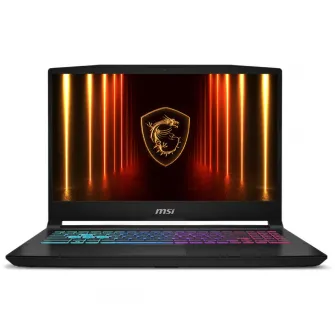 Laptop Gaming MSI Katana 15 HX B14WFK cu procesor Intel Core™ i7-14650HX pana la 5.2GHz, 15.6 QHD, IPS, 165Hz, 16GB DDR5 RAM, 512GB SSD, NVIDIA GeForce RTX™ 5060 8GB GDDR7, No OS, Black