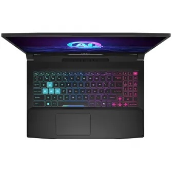 Laptop Gaming MSI Katana A15 AI B8VE cu procesor AMD Ryzen 9 8945HS pana la 5.2GHz, Full HD, IPS, 144Hz, 16GB DDR5 RAM, 512GB SSD, NVIDIA GeForce RTX 4050 6GB GDDR7, Free DOS, Black